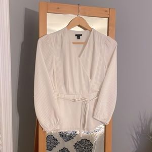 Ann Taylor cream blouse
